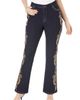 Roaman's Roaman's Plus Size Embroidered Bootcut Jean - 1