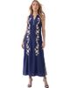 Roaman's Roaman's Plus Size Embroidered Sleeveless A Line Maxi Dress - 1