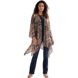Roaman's Roaman's Plus Size Front Knot Tie Wrap