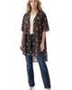 Roaman's Roaman's Plus Size Georgette Open Front Flare Sleeve Wrap - 1