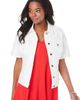 Roaman's Roaman's Plus Size Short Sleeve Stretch Denim Jacket - 1