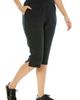 Roaman's Roaman's Plus Size Soft Knit Relaxed Pull On Capri Pant - 1