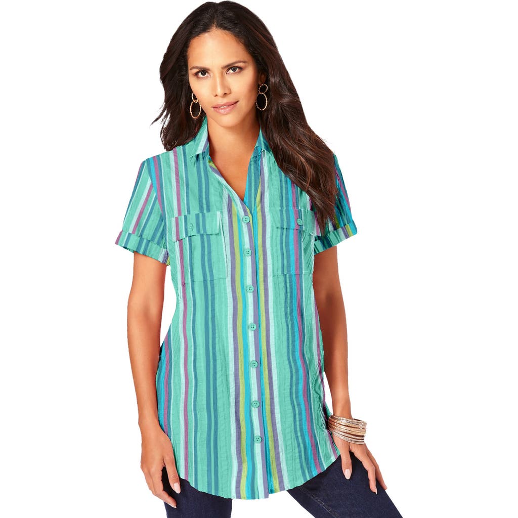 Roaman's Roaman's Seersucker Shirt