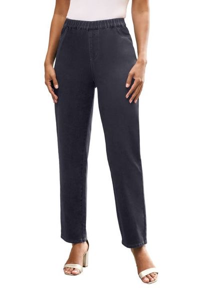 Roaman's Roaman's Straight Leg Knit Jean