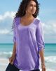 Roaman's Roaman's Textured Lace Trimmed Tunic - 4