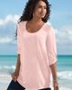 Roaman's Roaman's Textured Lace Trimmed Tunic - 5