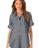 Roaman's Roaman's Tie Sleeve Button Down Shirt - 1