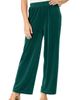 Roaman's Roaman's Wide Leg Velour Pant - 1