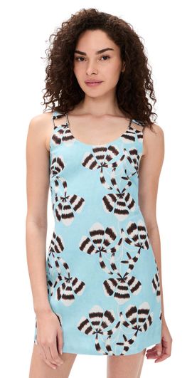ROAME ROAME Ariana Mini Dress Azul Bloom