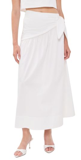 ROAME ROAME Dixie Tie Skirt White