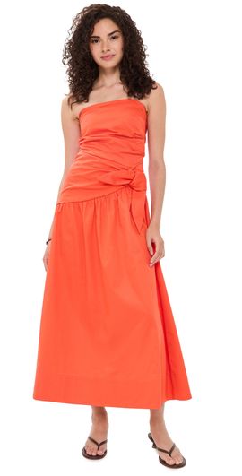 ROAME ROAME Rene Tie Dress Poppy