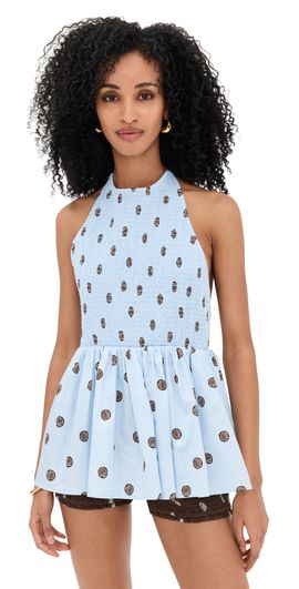 ROAME ROAME Wren Halter Top Sea Belle