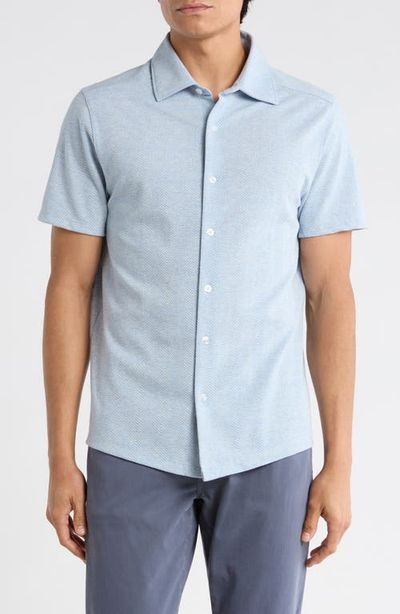 Robert Barakett Robert Barakett Auron Knit Button-Up Shirt