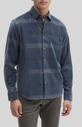 Robert Barakett Robert Barakett Daban Long Sleeve Stretch Cotton Button Up Shirt