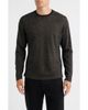 Robert Barakett Robert Barakett Emmanuel Long Sleeve Cotton & Wool Crewneck T-Shirt - 1