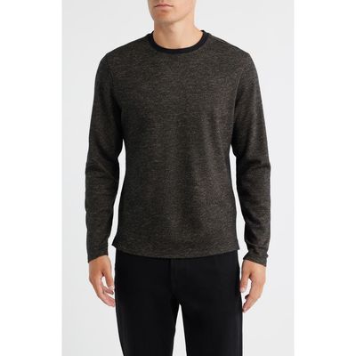 Robert Barakett Robert Barakett Emmanuel Long Sleeve Cotton & Wool Crewneck T-Shirt