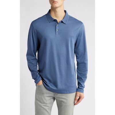 Robert Barakett Robert Barakett Georgia Long Sleeve Polo