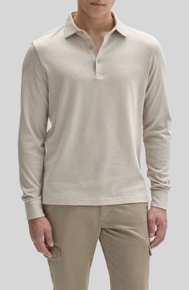 Robert Barakett Robert Barakett Hernando Long Sleeve Cotton Polo