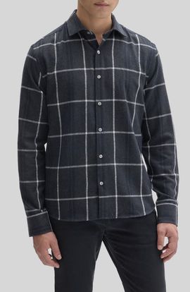 Robert Barakett Robert Barakett Jakin Windowpane Button Front Shirt
