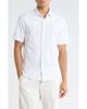 Robert Barakett Robert Barakett Makul Tonal Print Short Sleeve Stretch Cotton Button-Up Shirt - 1