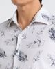Robert Barakett Robert Barakett Manolo Feather Print Short Sleeve Stretch Cotton Button-Up Shirt - 4