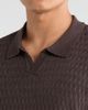 Robert Barakett Robert Barakett Rylan Johnny Collar Cotton Blend Polo Sweater - 4