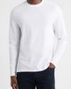 Robert Barakett Robert Barakett Sorrell Long Sleeve Cotton Blend T-Shirt - 1