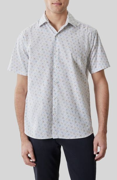 Robert Barakett Robert Barakett Turcot Floral Short Sleeve Button-Up Shirt