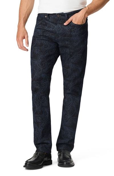 Robert Graham Robert Graham Barnton Paisley Jacquard Straight Leg Jeans