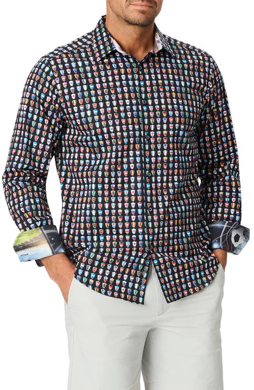 Robert Graham Robert Graham For the Win Stretch Cotton Button-Up Shirt