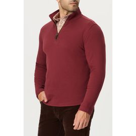 Robert Graham Robert Graham Tanswell Long Sleeve Quarter Zip Knit Top