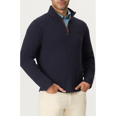 Robert Graham Robert Graham Tanswell Quarter Zip Sweater