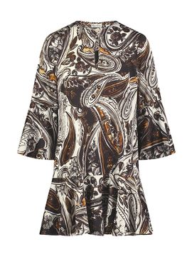 Robert Graham Women's Margot Paisley Bell-Sleeve Minidress