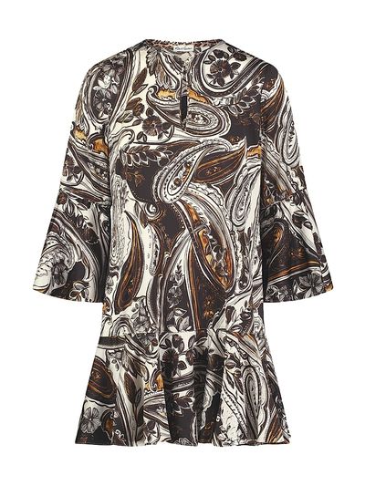 Robert Graham Women's Margot Paisley Bell-Sleeve Minidress