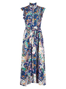 Robert Graham Women's Sadie Paisley Floral Maxi Dress