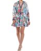 Robert Graham Women's Sydney Floral Silk-Blend Tie-Waist Minidress - 2