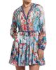 Robert Graham Women's Sydney Floral Silk-Blend Tie-Waist Minidress - 8