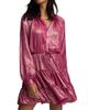 Robert Graham Women's Sydney Metallic Tiered Minidress - 7