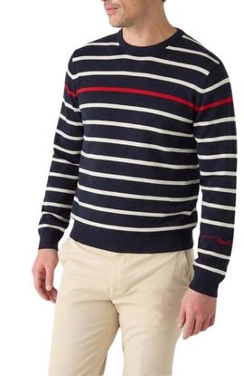 Robert Talbott Robert Talbott Cooke Engineered Stripe Sweater