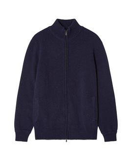 Robert Talbott Robert Talbott Graham Cashmere Blend Full Zip Sweater