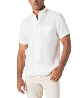 Robert Talbott Robert Talbott Morgan Short Sleeve Linen Shirt