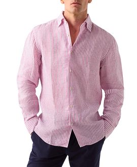 Robert Talbott Robert Talbott Morgan Stripe Linen Shirt