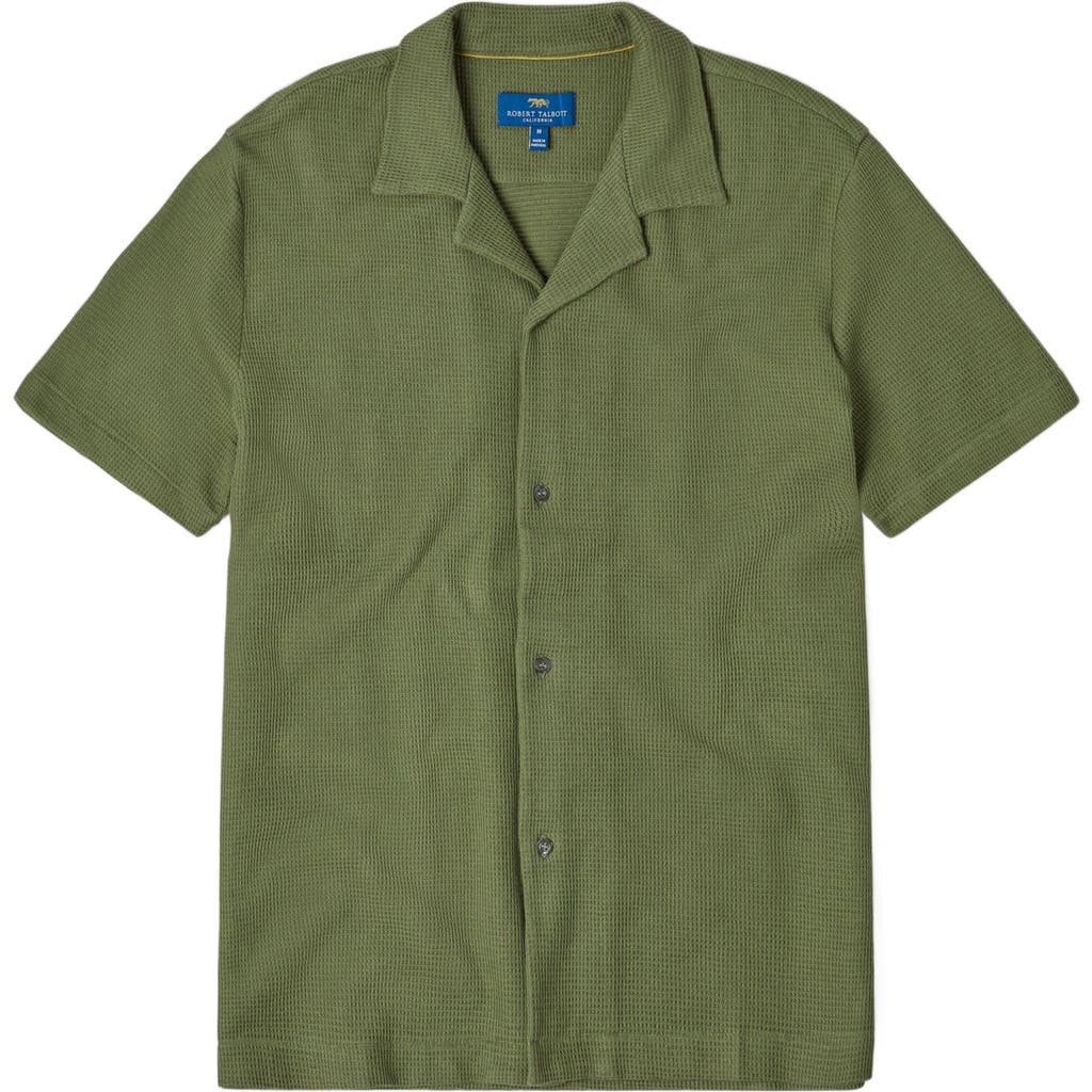 Robert Talbott Robert Talbott Williams Waffle Knit Camp Shirt