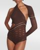 Roberta Einer Roberta Einer Dina asymmetric knit bodysuit - 3