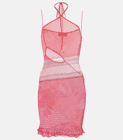 Roberta Einer Roberta Einer Natalie knitted cotton minidress