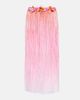 Roberta Einer Roberta Einer OmbrÃ© leather-trimmed tassel midi skirt - 1