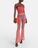 Roberta Einer Roberta Einer Open-knit cotton flared trousers - 2