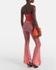 Roberta Einer Roberta Einer Open-knit cotton flared trousers - 3