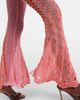 Roberta Einer Roberta Einer Open-knit cotton flared trousers - 5