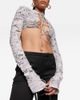 Roberta Einer Roberta Einer Tie-front printed cropped cardigan - 5
